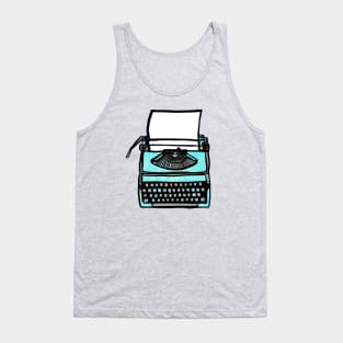 Vintage Typewriter: Old Fashioned Retro Hipster T-Shirt Tank Top